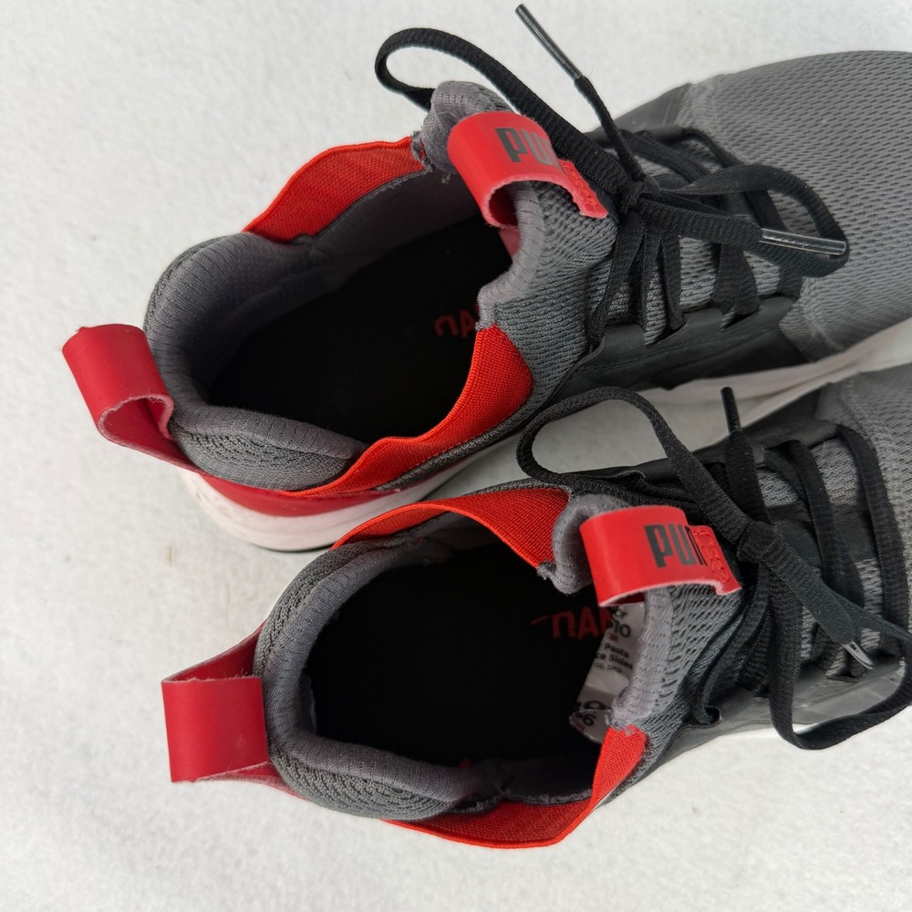 Puma Softride Rift Sneakers Mens Size 8 Athletic Running Shoes Grey Red Black - Picture 11 of 12